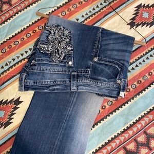 Miss Me Mid-Rise Easy Boot Cut Jeans